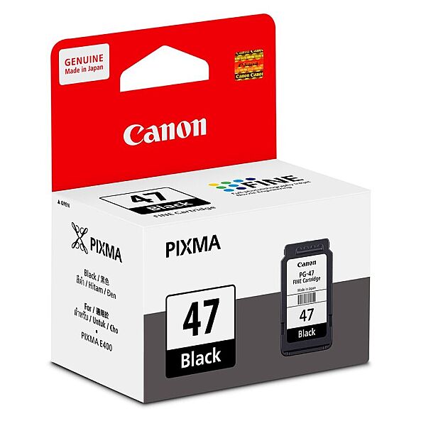 Canon PG-47 (9057B001AA) Siyah Orjinal Kartuş - E400 / E460 E Kutu - 1