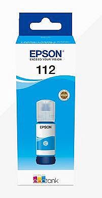 EPSON C13T06C24A 112 CYAN MÜREKKEP KARTUŞ 6.000 SAYFA 70ML L15160 L15150 - 1