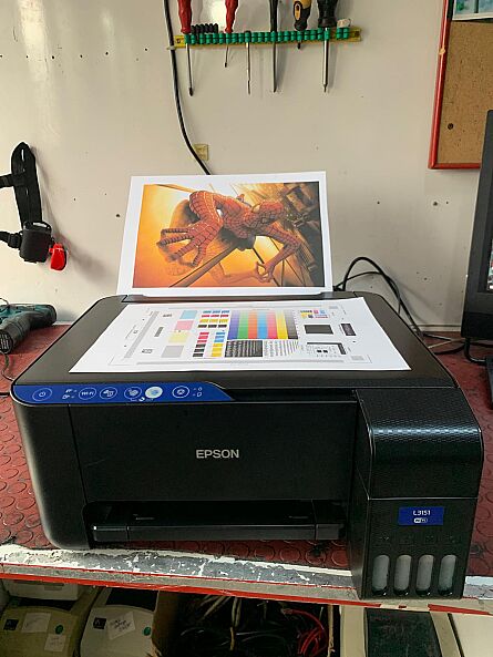 Epson L3151 Mürekkep Tanklı Yazıcı | WiFi, Tarayıcı, Fotokopi, Tam Dolu Mürekkepli (2. El) - 1