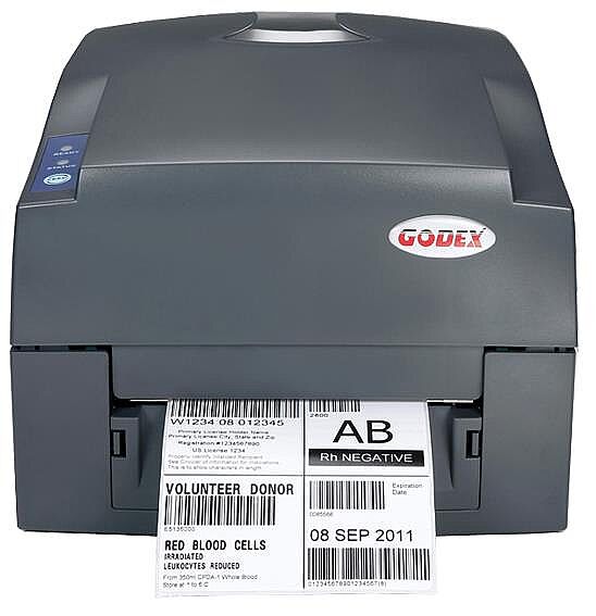 GODEX G500 203DPI TERMAL TRANSFER USB+SERİ+ETHERNET BARKOD YAZICI (RİBONLU KULLANIM) - 1