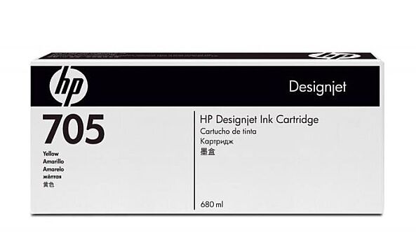 HP CD962A (705) Sarı Orjinal Kartuş - Designjet 5100 E Kutu - 1