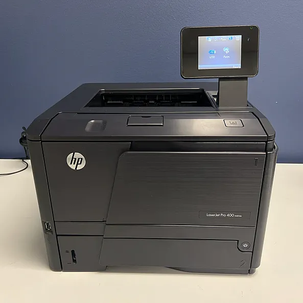 HP LaserJet Pro 400 M401dn Lazer Yazıcı | Çift Taraflı Baskı, Tam Dolu Tonerli, Ofis Tipi - 1
