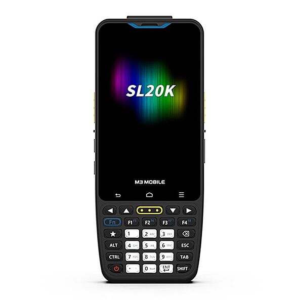 M3 MOBILE SL20K X/W 2D KAREKOD ANDR.13 4GB/64GB 13MP WIFI+BLUET. 4" TUŞLU EKRAN EL TERMİNALİ (KILIF+E.KORUYUCU+ADAPTÖR) - 1