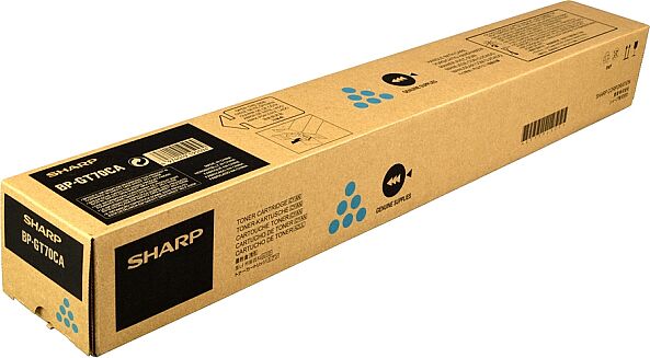 Sharp BPGT70CA Mavi (Cyan) Orijinal Toner - BP-50C26 / BP-50C55 - 1